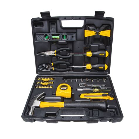 stanley metal tool box set|stanley homeowners tool set.